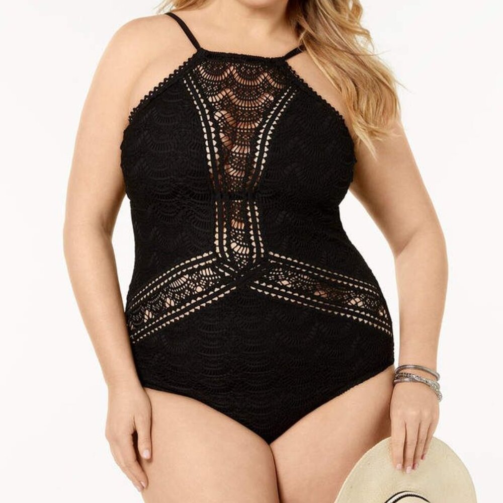 Becca high neck one piece swimsuit